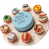 Retirement Theme Cupcake online delivery in Noida, Delhi, NCR,
                    Gurgaon