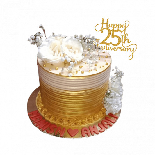 Golden Anniversary Cake online delivery in Noida, Delhi, NCR, Gurgaon