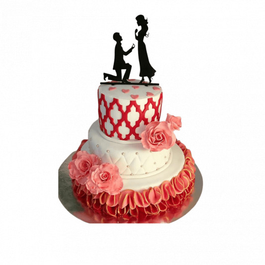 Marry Me Cake online delivery in Noida, Delhi, NCR, Gurgaon