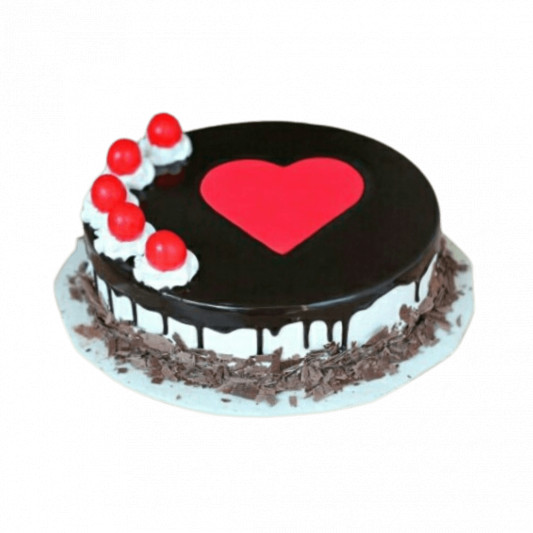 Simple Cream Cake for Love online delivery in Noida, Delhi, NCR, Gurgaon