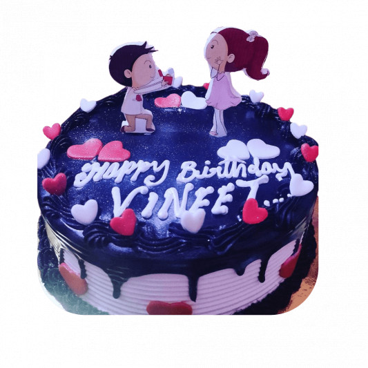 Birthday Cream Cake for Love online delivery in Noida, Delhi, NCR, Gurgaon