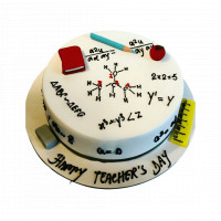 Cake for Math's Teacher online delivery in Noida, Delhi, NCR,
                    Gurgaon