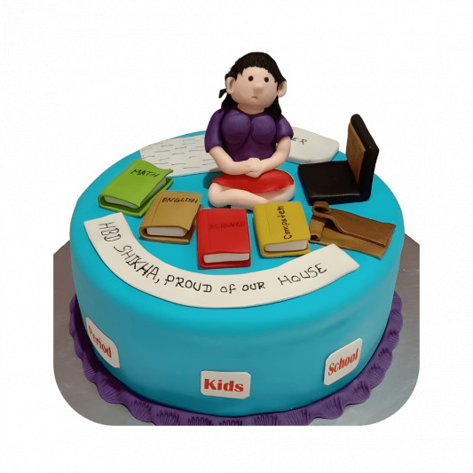 Designer Cake for Teacher online delivery in Noida, Delhi, NCR, Gurgaon