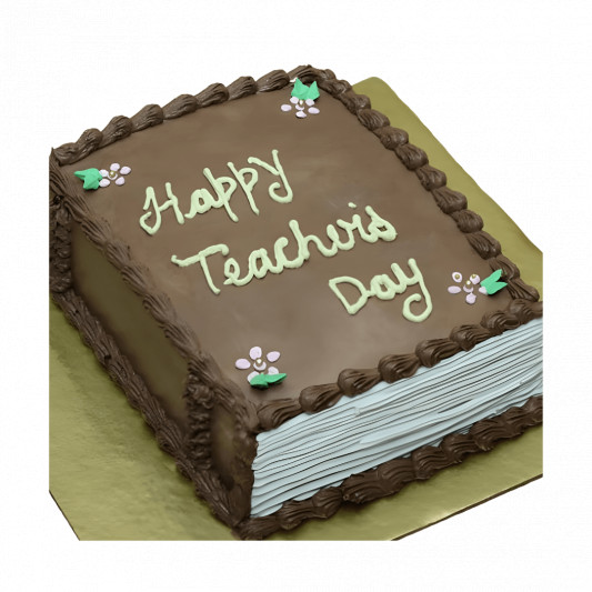  Teachers Day Book Theme Cake online delivery in Noida, Delhi, NCR, Gurgaon