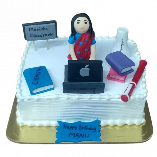 Birthday cake for Ma'am online delivery in Noida, Delhi, NCR, Gurgaon