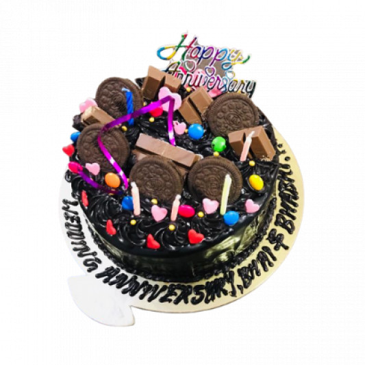 Anniversary Cake for Bhai and Bhabhi online delivery in Noida, Delhi, NCR, Gurgaon