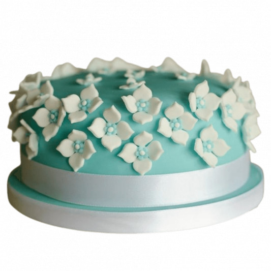 Fondant Flower Cake online delivery in Noida, Delhi, NCR, Gurgaon