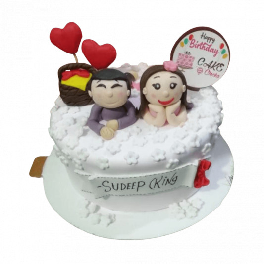 Beautiful Couple Anniversary Cake Delivery in Delhi NCR - ₹2,999.00 Cake  Express