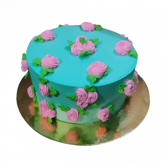 Simple Rose Cake online delivery in Noida, Delhi, NCR, Gurgaon