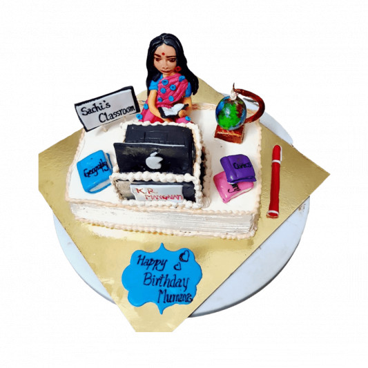 Teacher Theme Cake online delivery in Noida, Delhi, NCR, Gurgaon