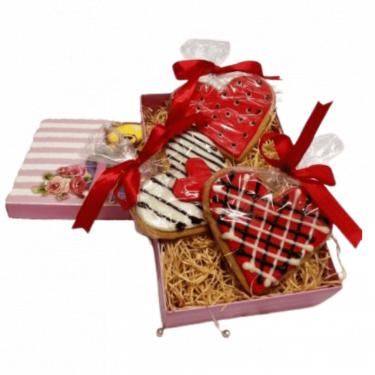 Valentines Cookie Box online delivery in Noida, Delhi, NCR, Gurgaon