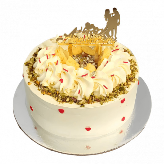 Rasmalai Anniversary Cake online delivery in Noida, Delhi, NCR, Gurgaon