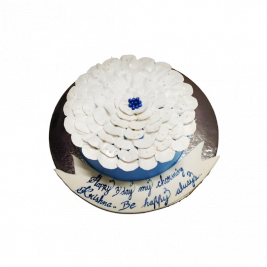 Floral Designed Birthday Cake  online delivery in Noida, Delhi, NCR, Gurgaon