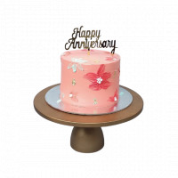 Pink Anniversary Cake online delivery in Noida, Delhi, NCR,
                    Gurgaon