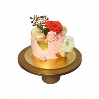 Cake with Macarons and Flowers online delivery in Noida, Delhi, NCR,
                    Gurgaon