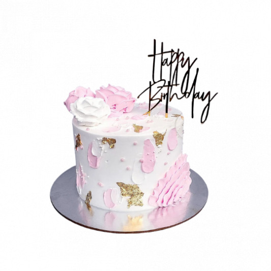 Pink Textured Cake online delivery in Noida, Delhi, NCR, Gurgaon