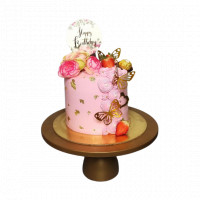 Pink Butterfly Birthday Cake online delivery in Noida, Delhi, NCR,
                    Gurgaon