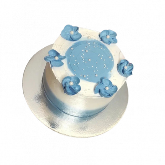 White and Blue Ombre Cake online delivery in Noida, Delhi, NCR, Gurgaon