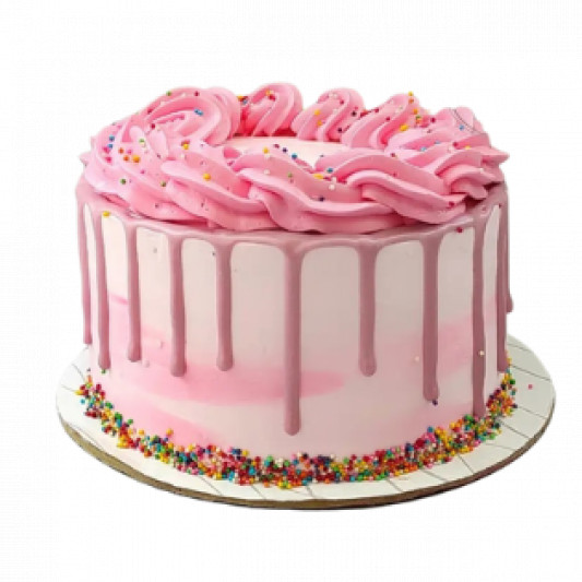 Pink Sprinkle Drip Cake online delivery in Noida, Delhi, NCR, Gurgaon