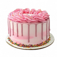 Pink Sprinkle Drip Cake online delivery in Noida, Delhi, NCR,
                    Gurgaon