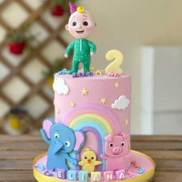 Cocomelon Theme Tall Cake online delivery in Noida, Delhi, NCR,
                    Gurgaon