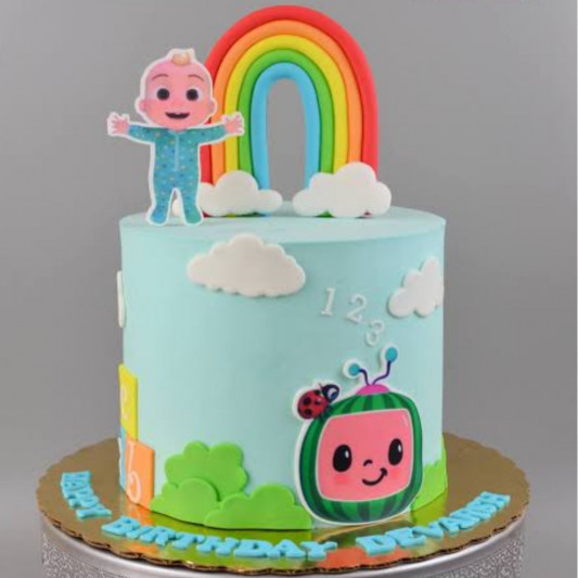 Cocomelon Cartoon Cake For Kids Cocomelon Cartoon Cake For Kids