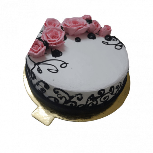 Plain Simple Style Cake (Design 52, 53 & 54) - 8inch | CAKEINSPIRATION SG