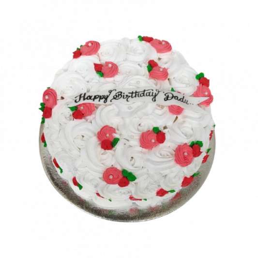 Rosette Birthday Cake for Dadu online delivery in Noida, Delhi, NCR, Gurgaon