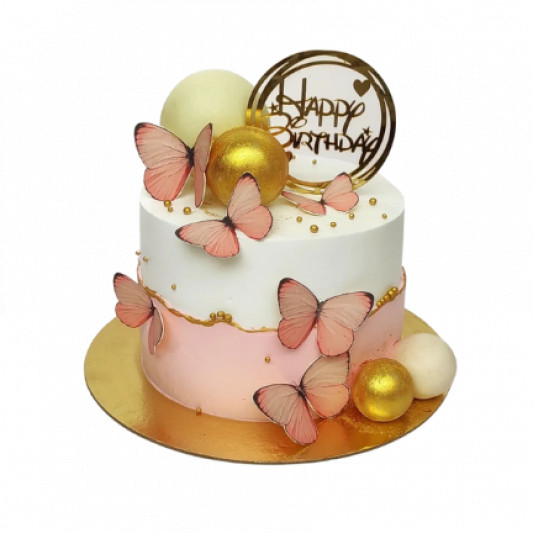 Butterfly Pearl Cake online delivery in Noida, Delhi, NCR, Gurgaon