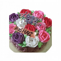 Beautiful Floral Cake online delivery in Noida, Delhi, NCR,
                    Gurgaon