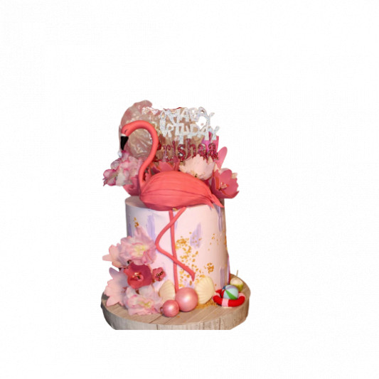 Flamingo-Themed Party Cake online delivery in Noida, Delhi, NCR, Gurgaon