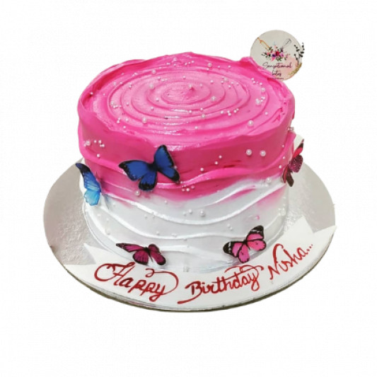 Double Colored Birthday Cake online delivery in Noida, Delhi, NCR, Gurgaon