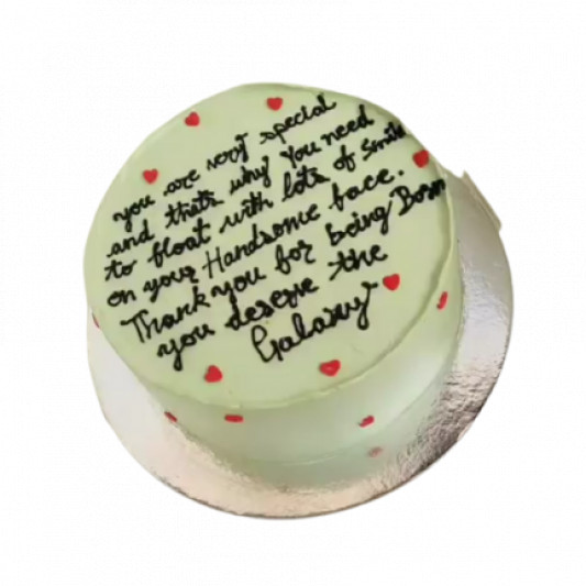 Message Cake For Love  bakehoneycom