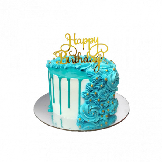 Rosette Drip Birthday Cake online delivery in Noida, Delhi, NCR, Gurgaon