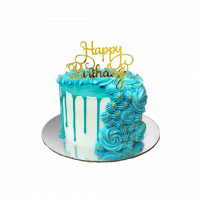 Rosette Drip Birthday Cake online delivery in Noida, Delhi, NCR,
                    Gurgaon