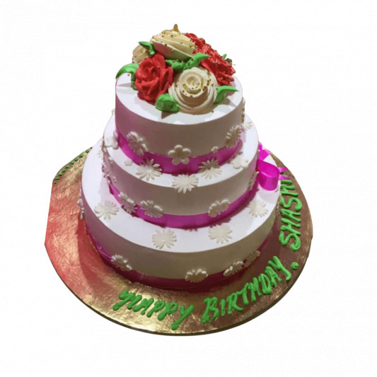 3 Tier Birthday Cake online delivery in Noida, Delhi, NCR, Gurgaon