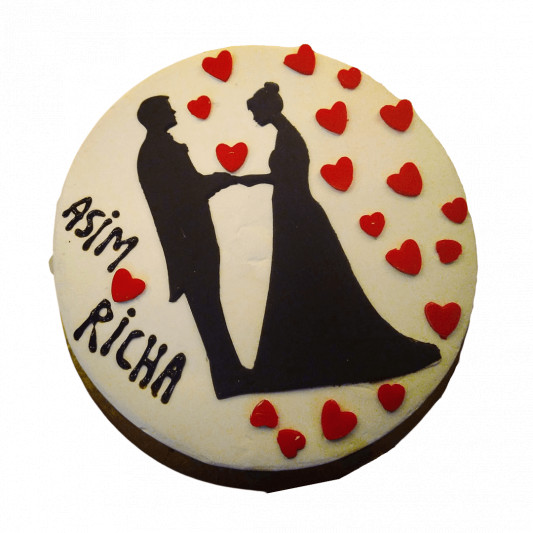 Love Couple Cake online delivery in Noida, Delhi, NCR, Gurgaon