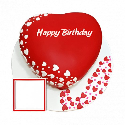 Red Heart Birthday Cake online delivery in Noida, Delhi, NCR, Gurgaon