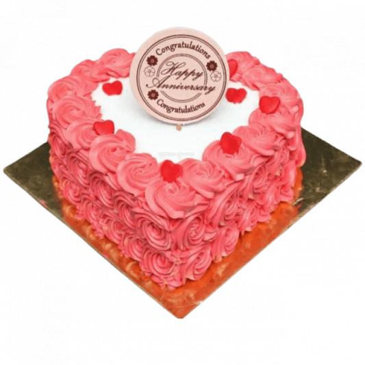 Anniversary Rosette Cake online delivery in Noida, Delhi, NCR, Gurgaon