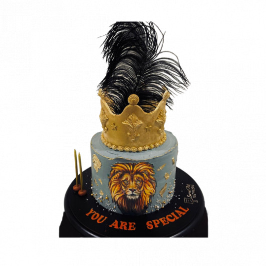 Lion King Crown Cake online delivery in Noida, Delhi, NCR, Gurgaon