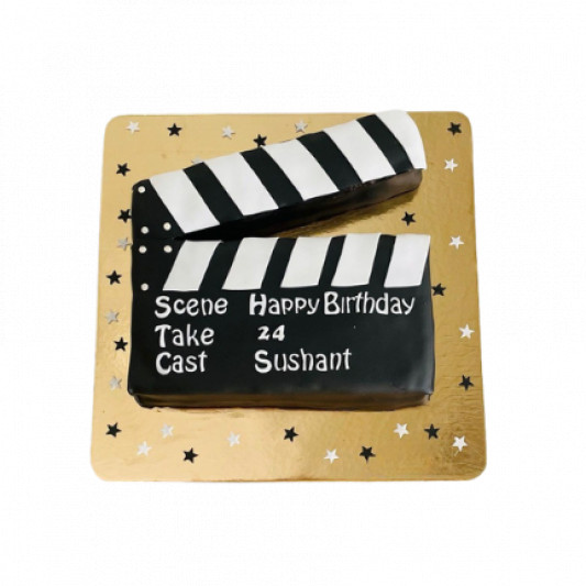 Movie Clapper Board Cake  online delivery in Noida, Delhi, NCR, Gurgaon