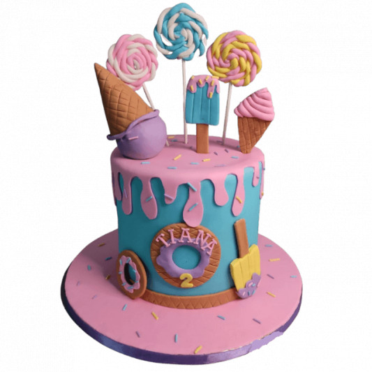 Candy Fondant Cake online delivery in Noida, Delhi, NCR, Gurgaon