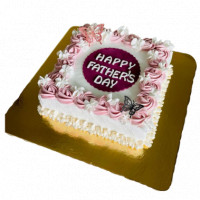 Rosette Decorated Fathers Day Cake online delivery in Noida, Delhi, NCR,
                    Gurgaon