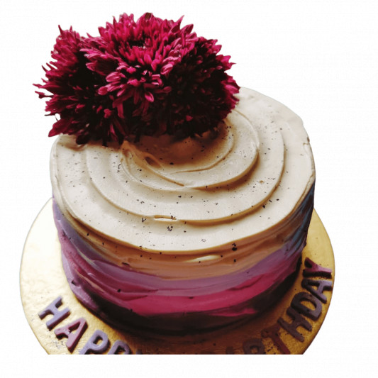 Ombre Flower Cake online delivery in Noida, Delhi, NCR, Gurgaon