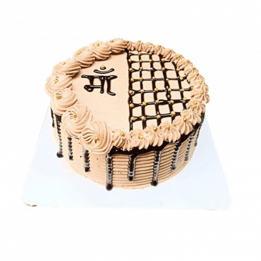 Simple Cream Cake for Maa online delivery in Noida, Delhi, NCR, Gurgaon