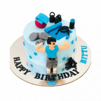 Fitness Theme Birthday Cake online delivery in Noida, Delhi, NCR,
                    Gurgaon