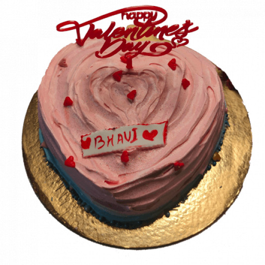 Ombre Effect Heart Cake  online delivery in Noida, Delhi, NCR, Gurgaon