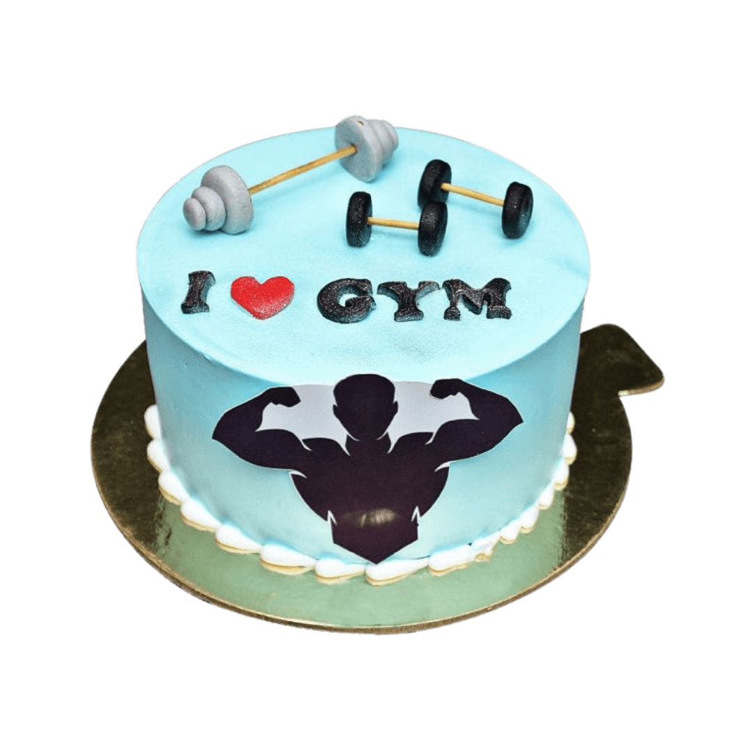 Cake for Gym Lover Boy online delivery in Noida, Delhi, NCR, Gurgaon