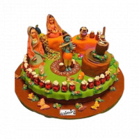 Little Kanha 1st Birthday Cake online delivery in Noida, Delhi, NCR,
                    Gurgaon