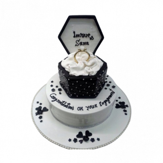 Engagement Theme Cake  online delivery in Noida, Delhi, NCR, Gurgaon